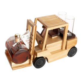 Brandy Marquis de Villard Forklicht Wózek Widłowy + 2 kieliszki 40% 200 ml