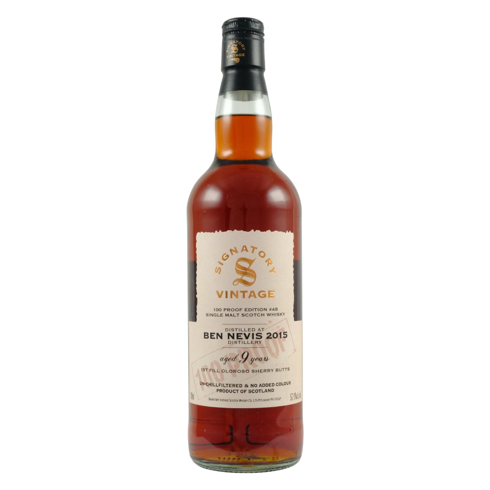 Whisky Ben Nevis 100 PROOF 2015 Sign 57,1% 700 ml