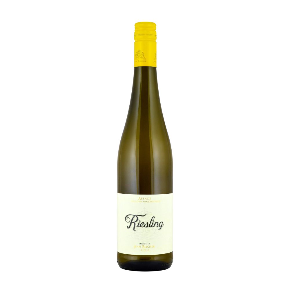 Wino Alsace Jean Biecher Riesling AOP 12% białe wytrawne 750 ml