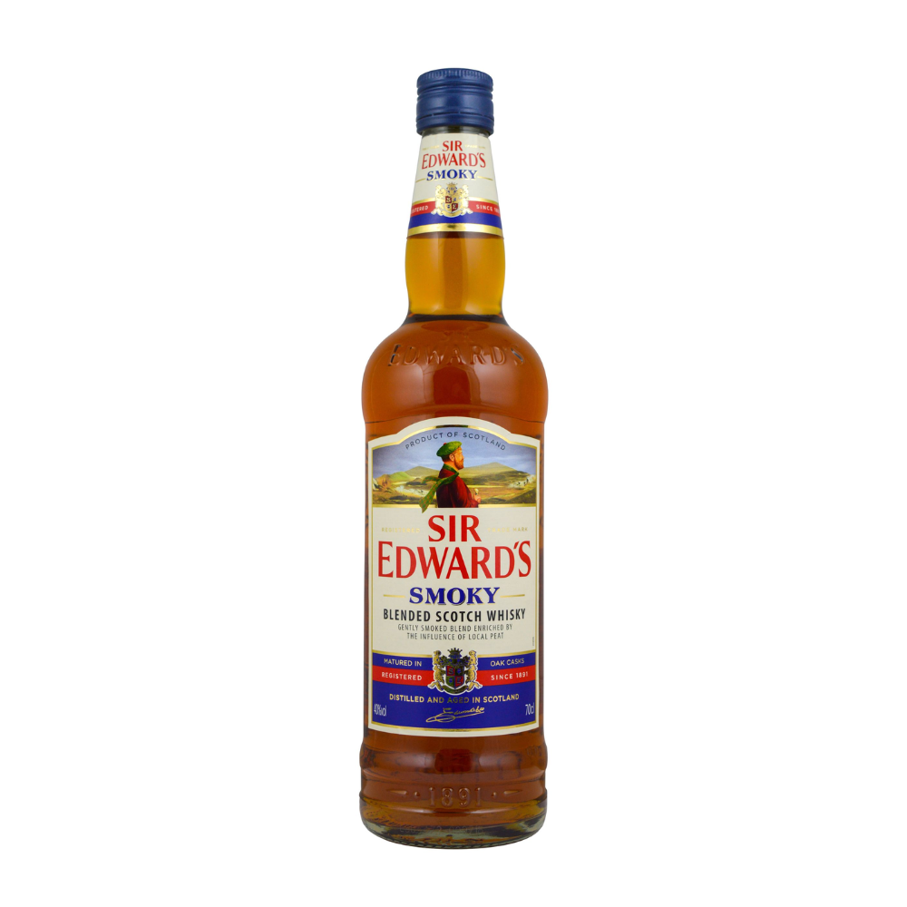 Whisky Sir Edward's Smoky 40% 700 ml