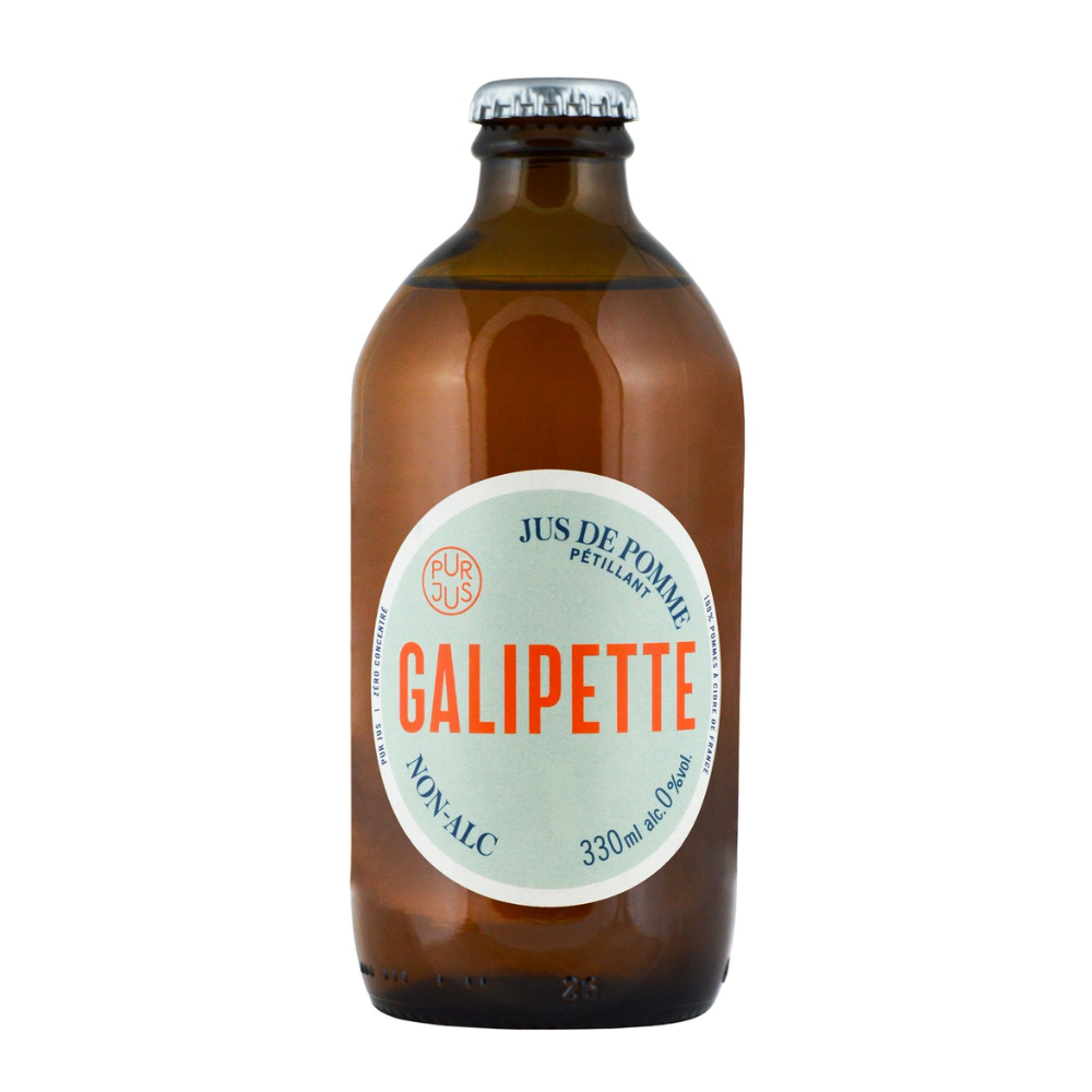 Cydr Galipette Jus de Pomme Petillant 0% biały półsłodki 330 ml