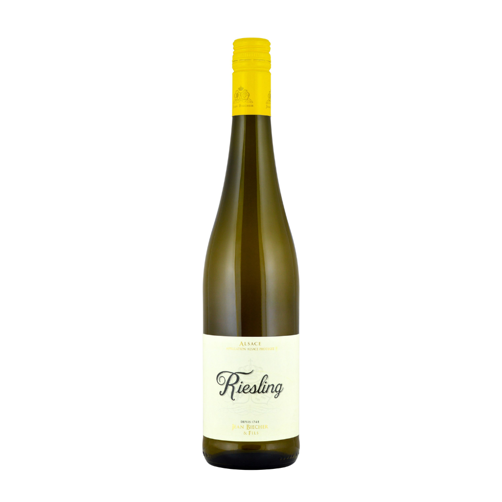 Wino Alsace Jean Biecher Riesling AOP 12% białe wytrawne 750 ml