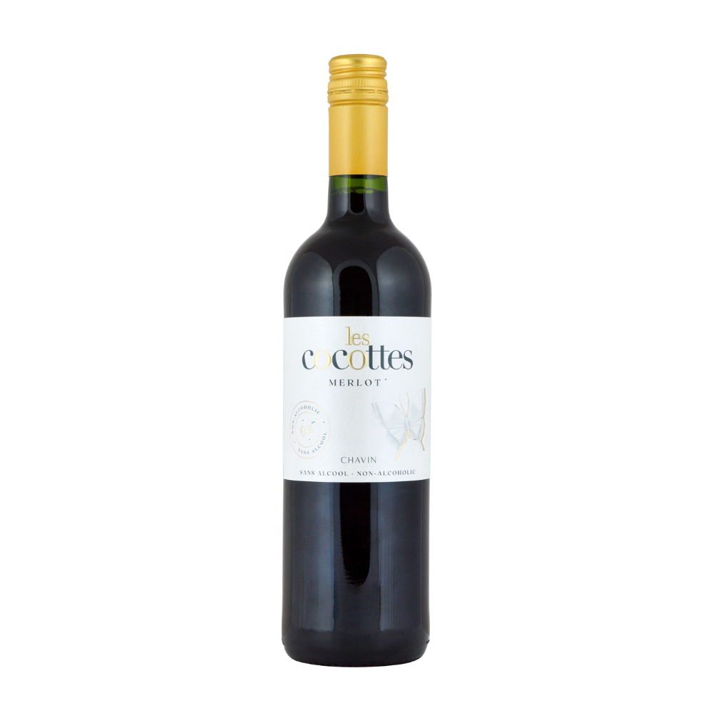 Wino Les Cocottes Merlot 0% czerwone półwytrawne 750 ml
