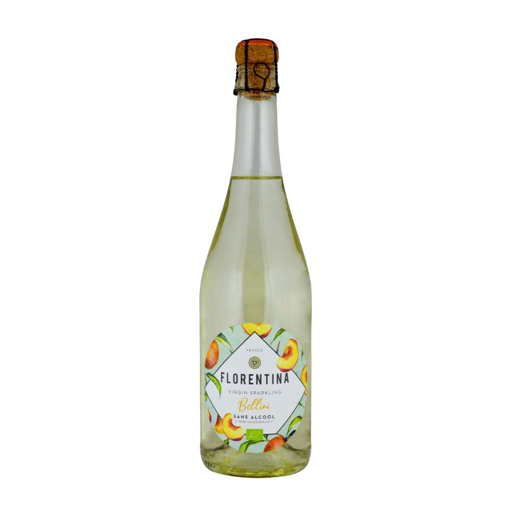 Wino musujące Bio Florentina Virgin Sparkling Bellini 0% białe słodkie 750 ml