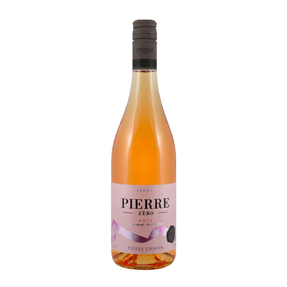 Wino musujące Pierre Zero Rose 0% różowe wytrawne 750 ml