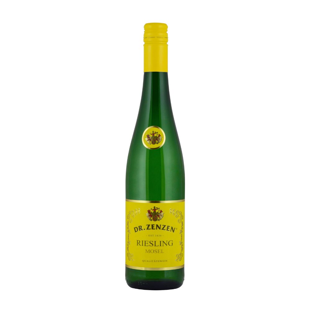Wino Dr. Zenzen Riesling „Yellow label“ Mosel Qualitätswein 10% białe półsłodkie 750 ml