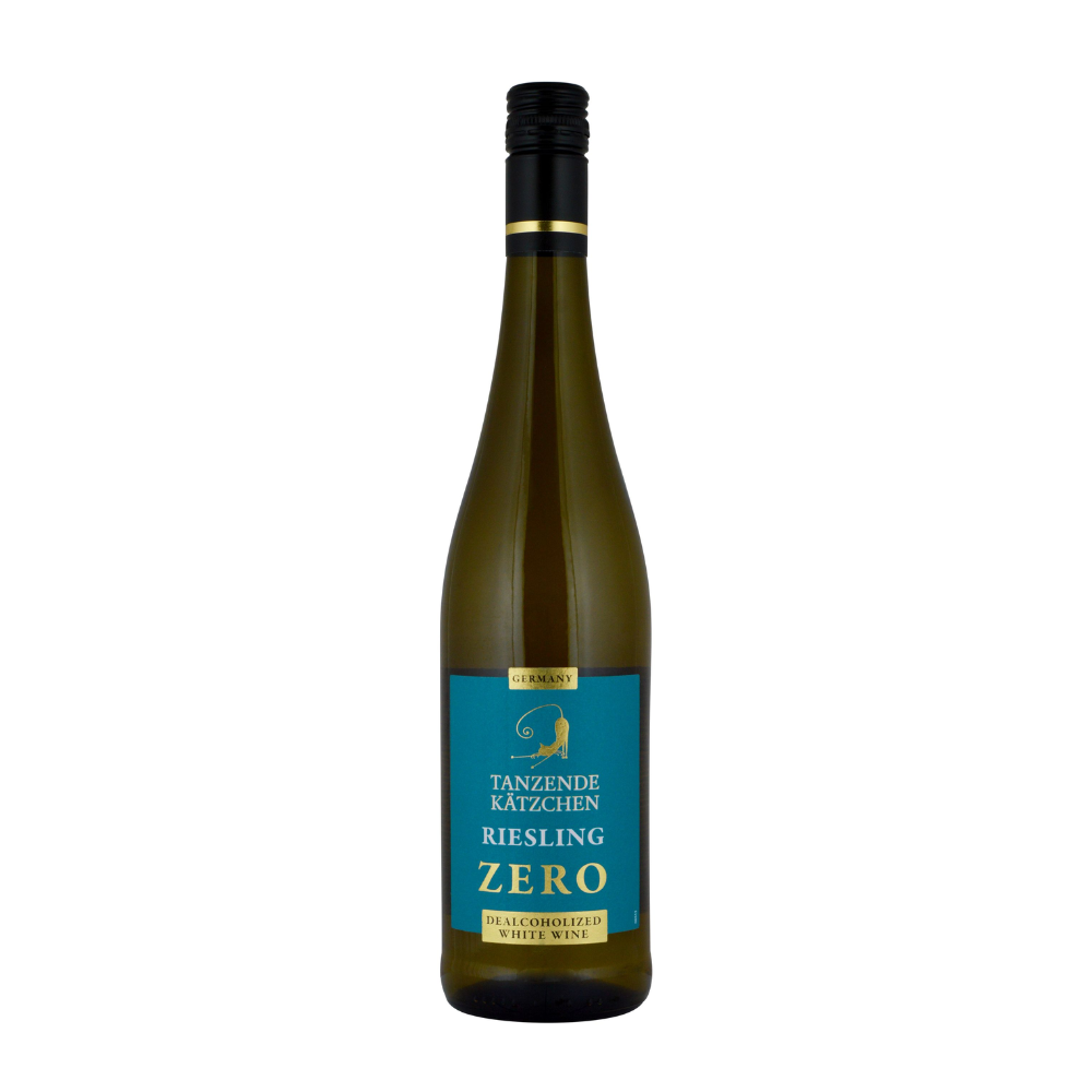 Wino Tanzende Kätzchen Riesling Zero 0% białe półwytrawne 750 ml