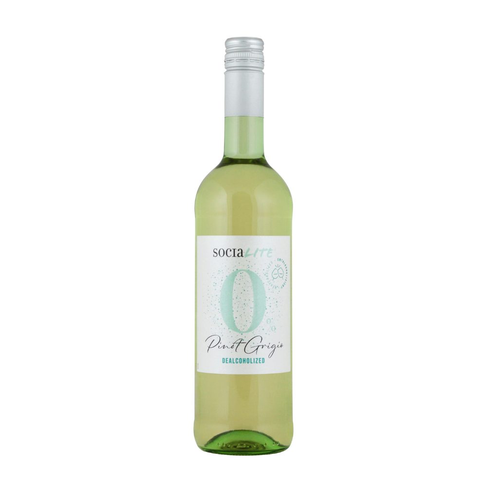 Wino Socialite Pinot Grigio 0% białe wytrawne 750 ml