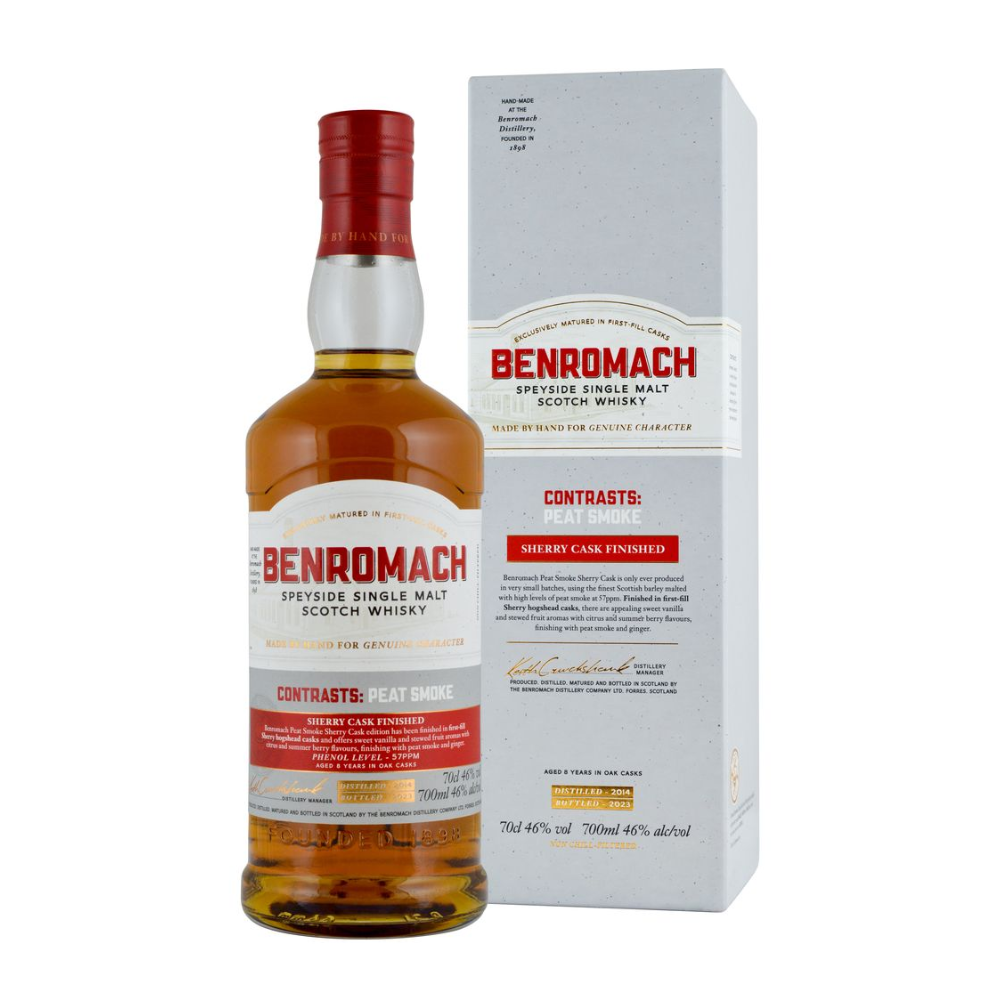 Whisky Benromach Peat Smoke Sherry Cask 46% 700 ml