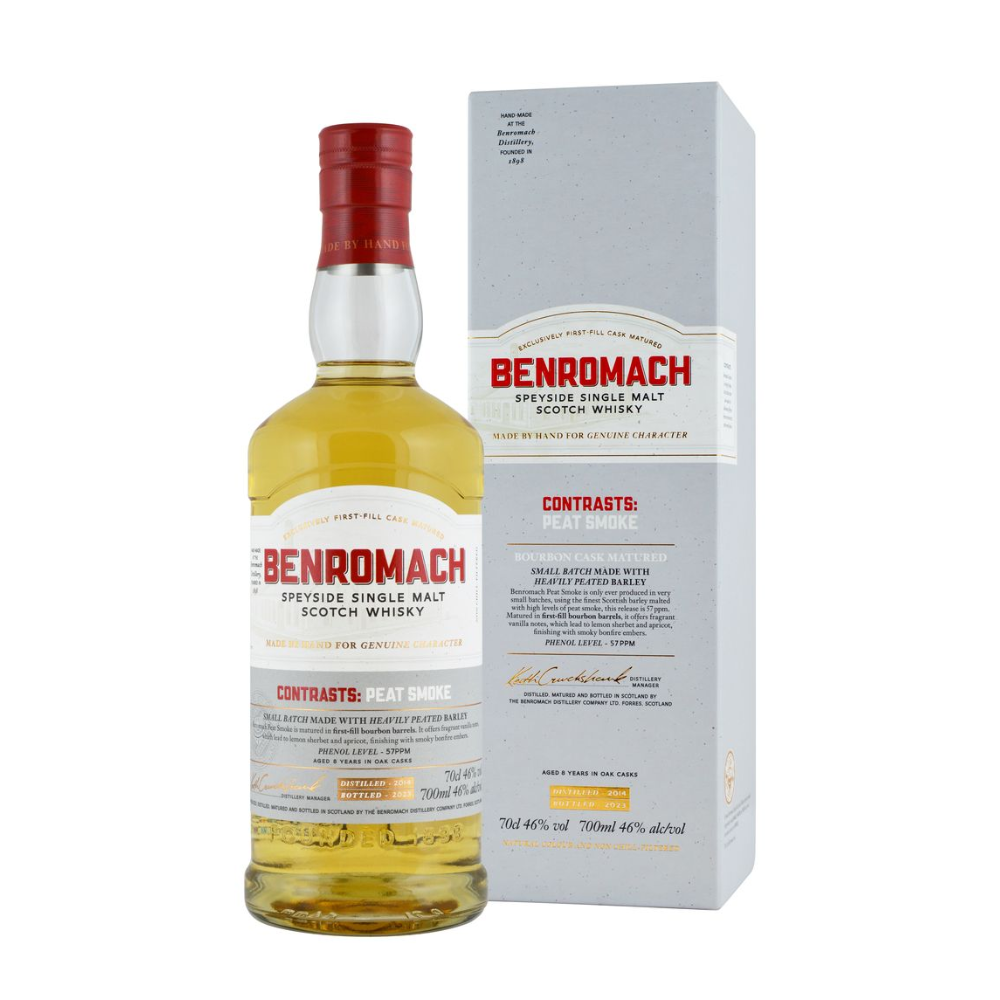 Whisky Benromach Peat Smoke Bourbon Cask 46% 700 ml