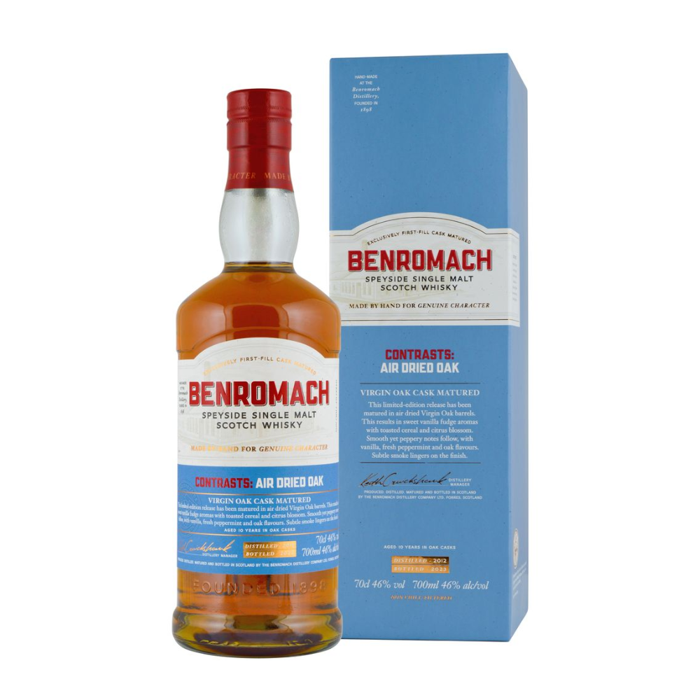 Whisky Benromach Virgin Oak Air Dried 46% 700 ml