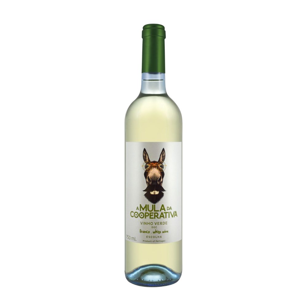 Wino Mula de Cooperativa Vinho Verde  Branco DOC 11% białe półwytrawne 750 ml