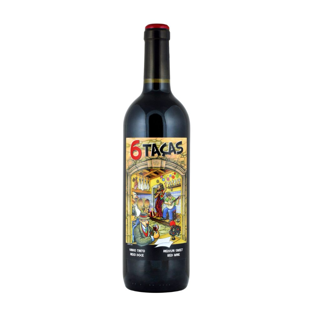 Wino 6 Tacas Tinto Melo Doce (Taverna) 12% czerwone półsłodkie 750 ml