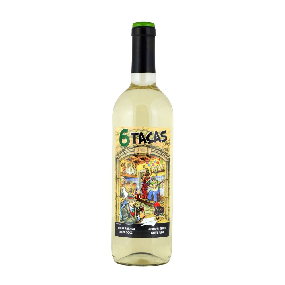 Wino 6 Tacas Branco Melo Doce (Taverna) 12% białe półsłodkie 750 ml