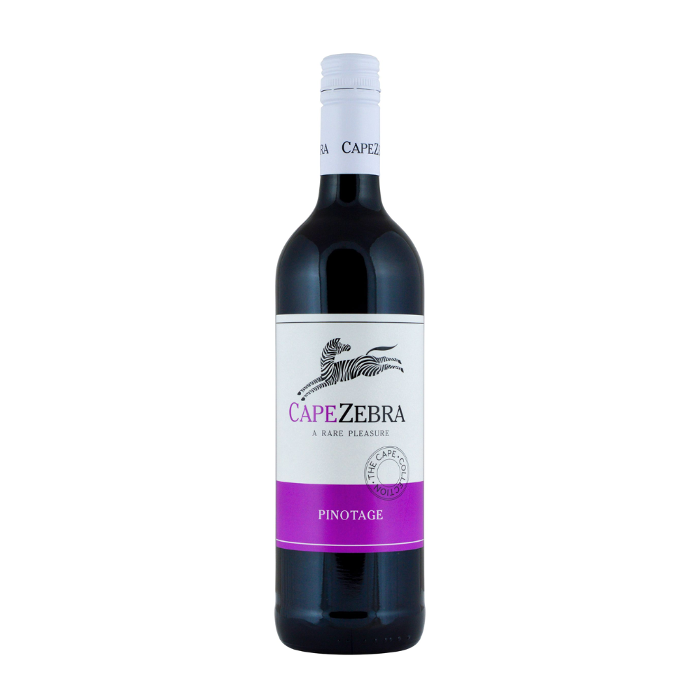 Wino Cape Zebra Pinotage 12% czerwone półwytrawne 750 ml
