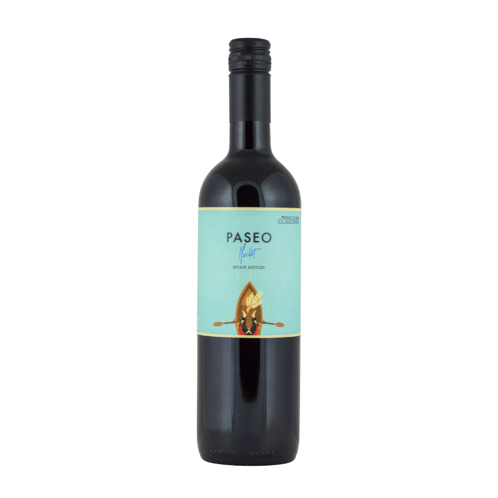 Wino Paseo Merlot Semi Dry 13,5% czerwone półwytrawne 750 ml