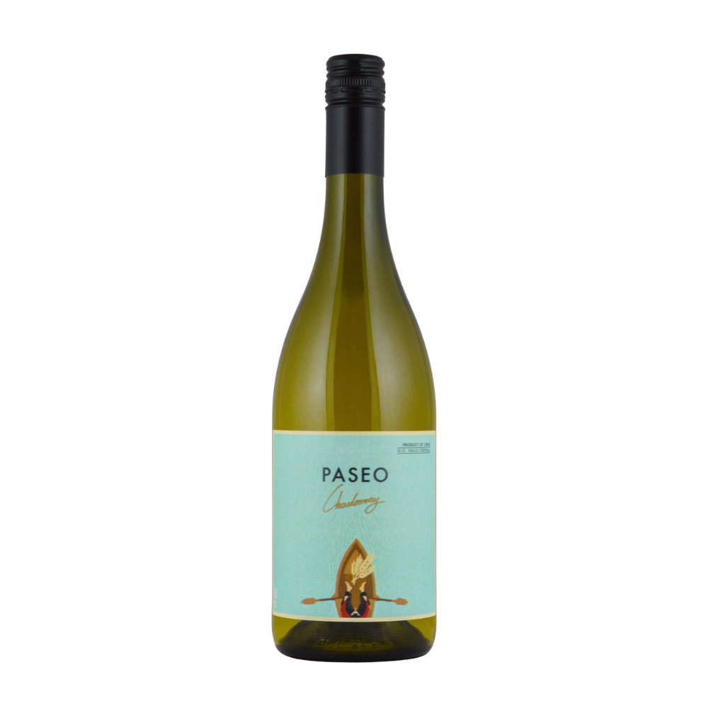 Wino Paseo Chardonnay 13,5% białe półwytrawne 750 ml