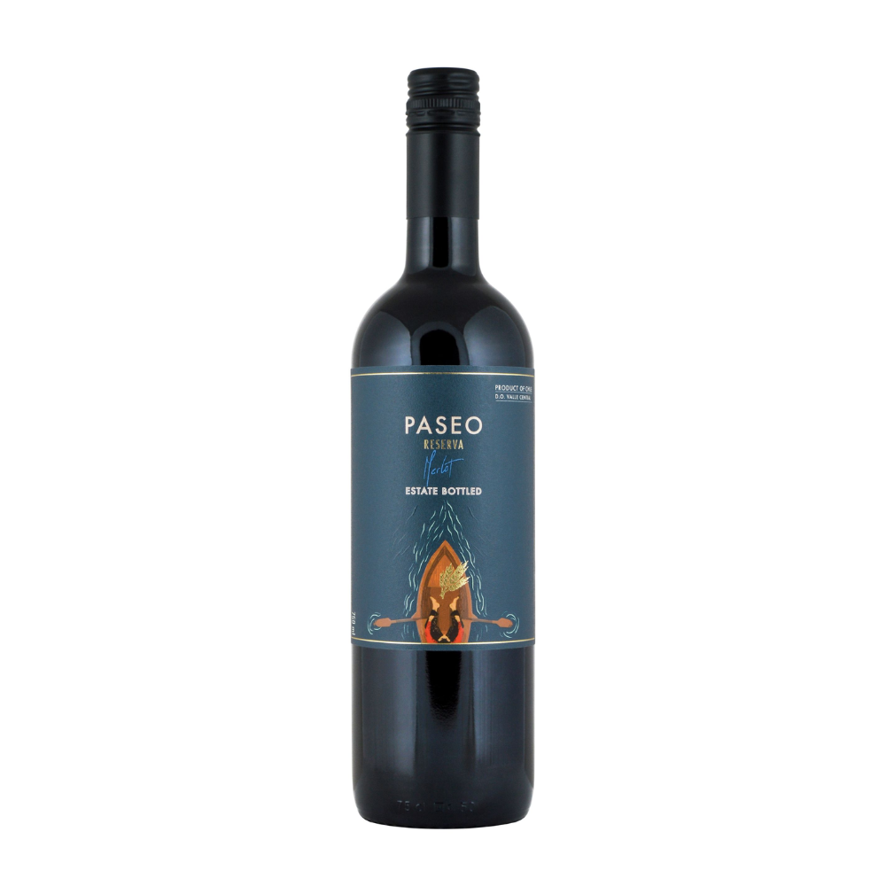 Wino Paseo Reserva Merlot 14% czerwone wytrawne 750 ml