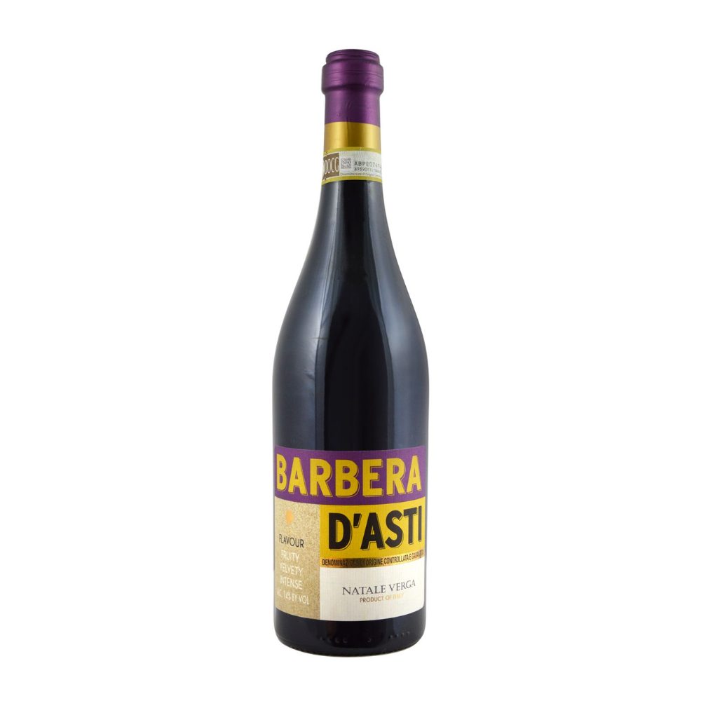 Wino Barbera d'Asti Natale Verga DOCG 13% czerwone wytrawne 750 ml