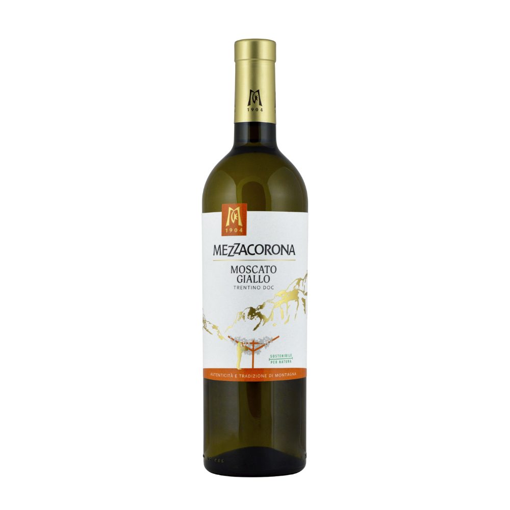 Wino Mezzacorona Clasici Moscato Giallo Trentino DOC 10,5% białe półsłodkie 750 ml