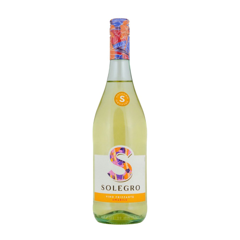 Wino Solegro Frizzante Bianco Amabile 8% białe wytrawne 750 ml