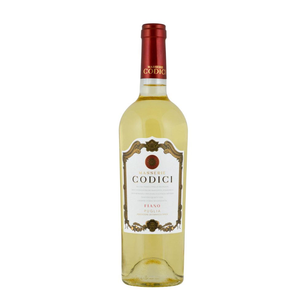 Wino Masserie Codici Fiano Puglia IGT 12,5% białe wytrawne 750 ml