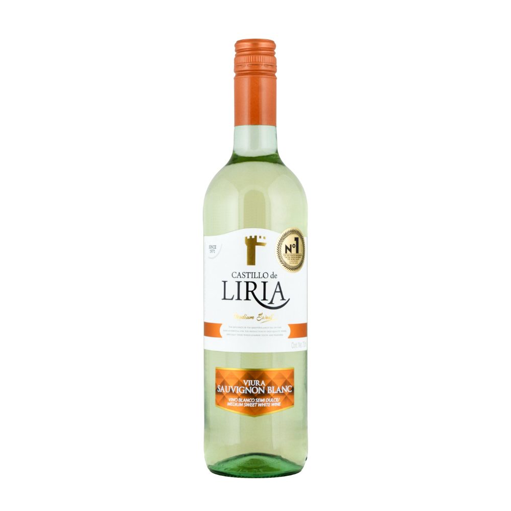 Wino Castillo de Liria Blanco Semidulce DO Valencia 11% białe półsłodkie 750 ml