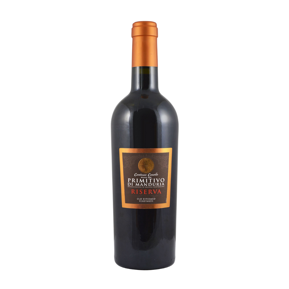 Wino Contessa Carola Primitivo di Manduria Riserva DOC 15% czerwone wytrawne 750 ml