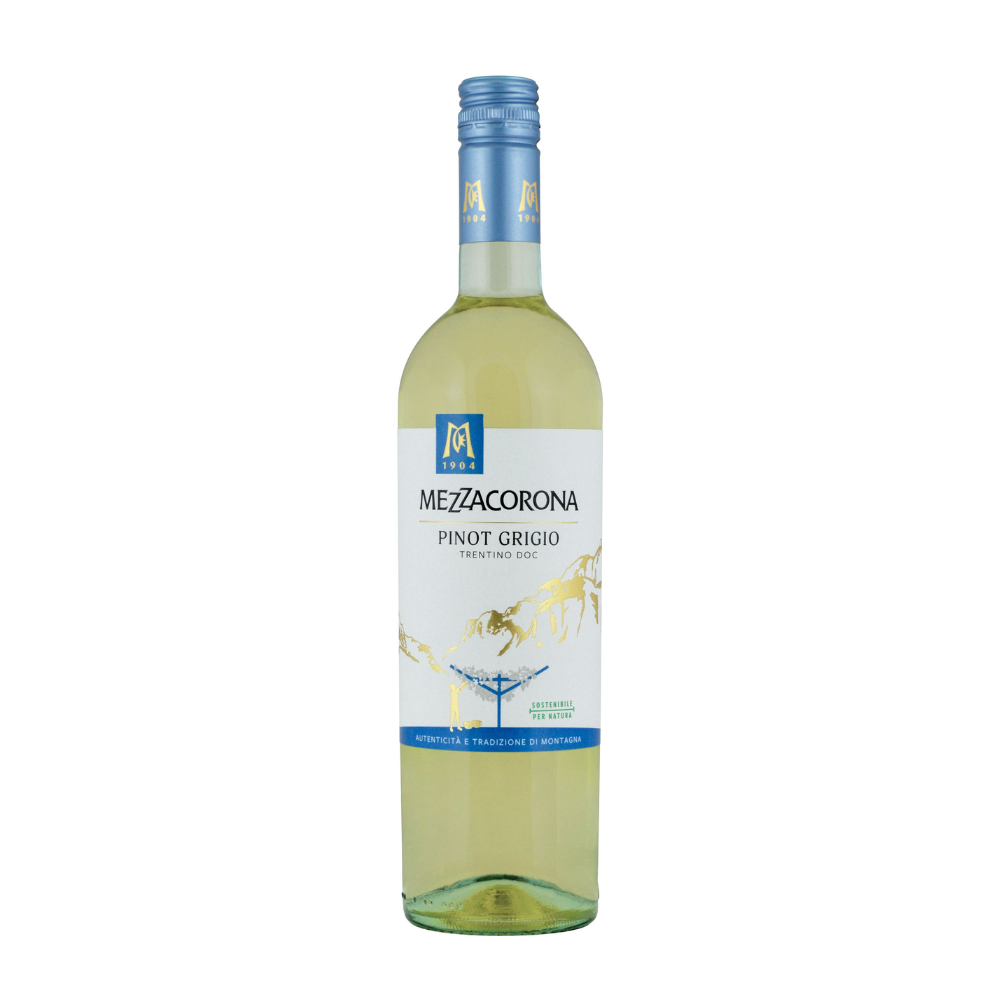 Wino Mezzacorona Clasici Pinot Grigio Trentino DOC 12,5% białe wytrawne 750 ml