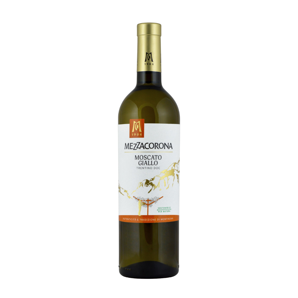 Wino Mezzacorona Clasici Moscato Giallo Trentino DOC 10,5% białe półsłodkie 750 ml