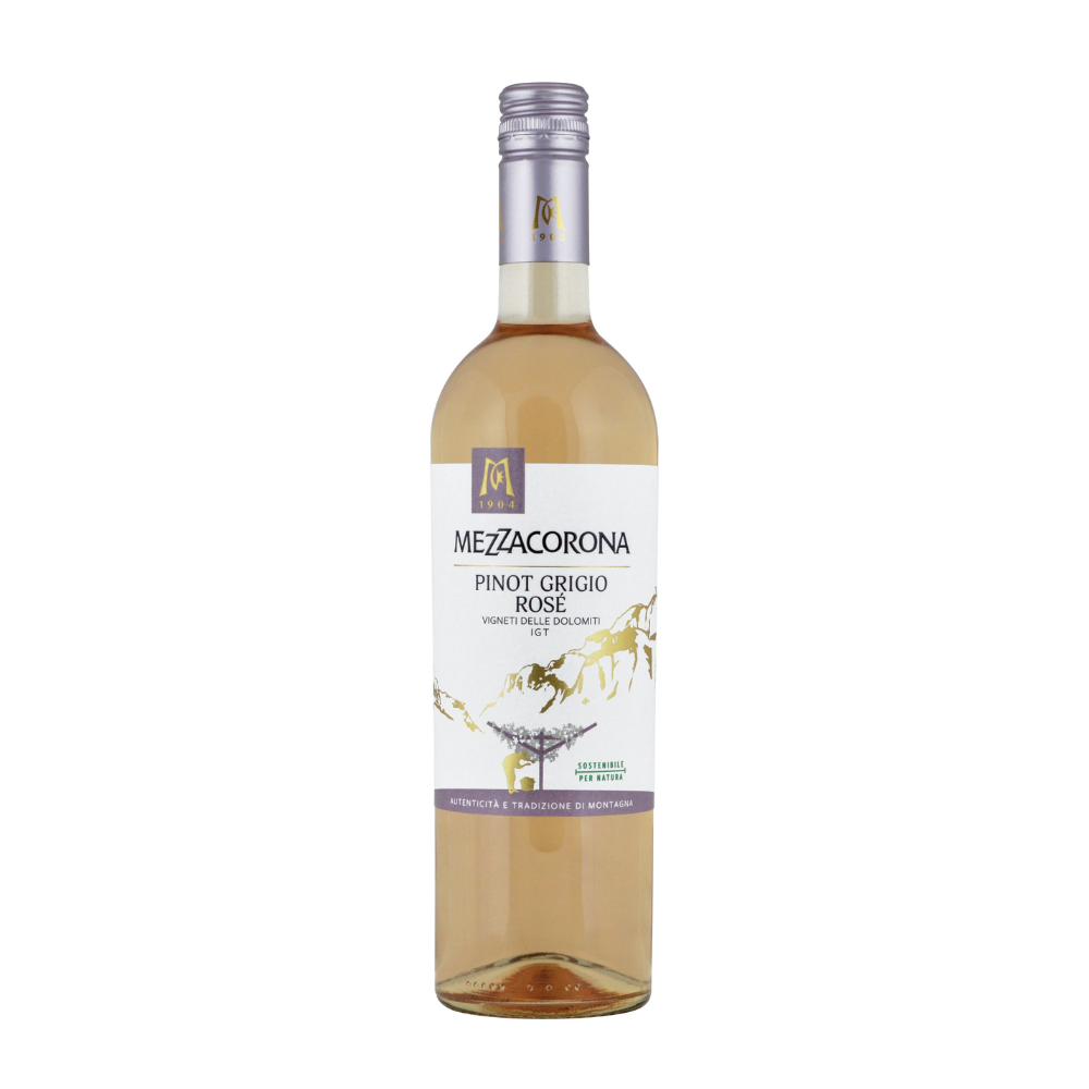 Wino Mezzacorona Clasici Pinot Grigio Rose Vigneti delle Dolomiti IGT 12,5% różowe wytrawne 750 ml