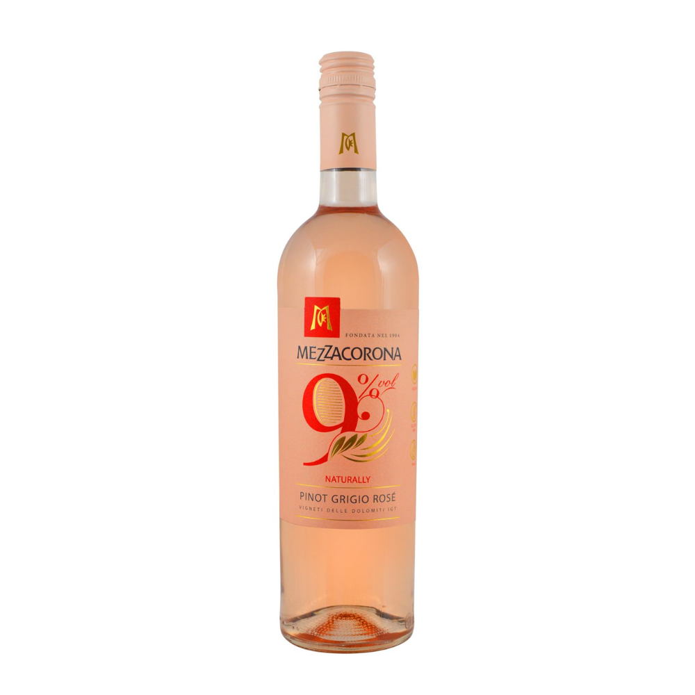 Wino Mezzacorona 9 Pinot Grigio Rose Vigneti delle Dolomiti IGT 9% różowe wytrawne 750 ml