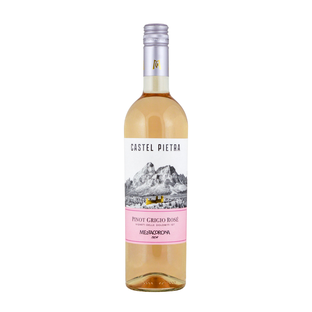 Wino Castel Pietra Pinot Grigio Rose Vigneti delle Dolomiti IGT 12,5% różowe wytrawne 750 ml