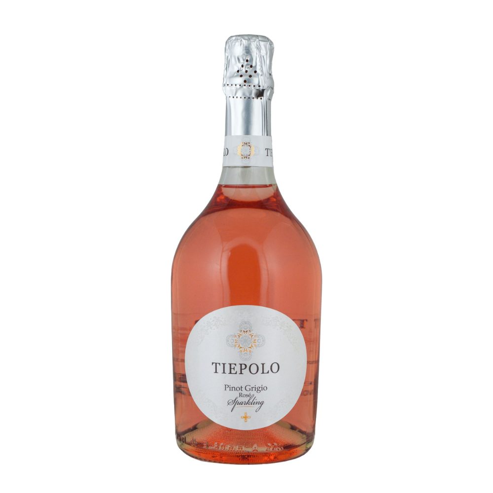 Wino musujące Tiepolo Sparkling Pinot Grigio Rose Extra Dry 11,5% różowe półwytrawne 750 ml