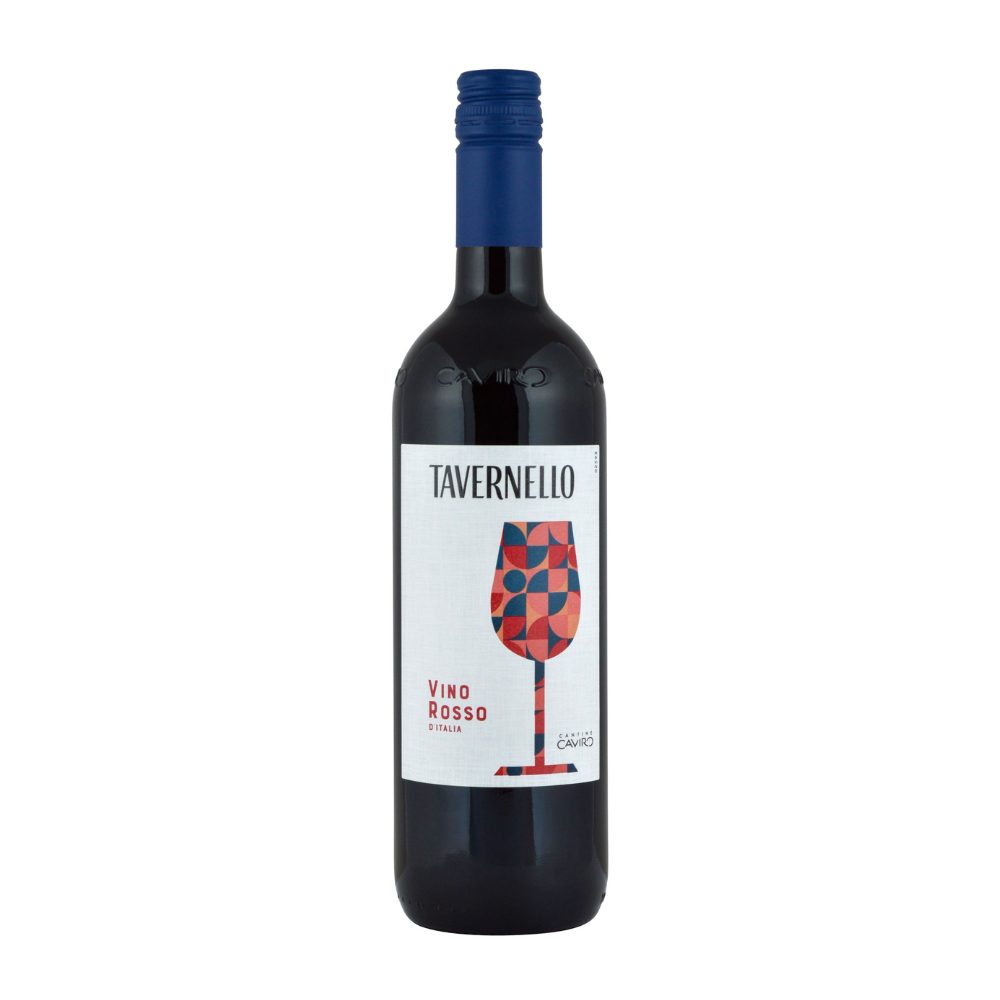Wino Tavernello Rosso 12% czerwone półwytrawne 750 ml