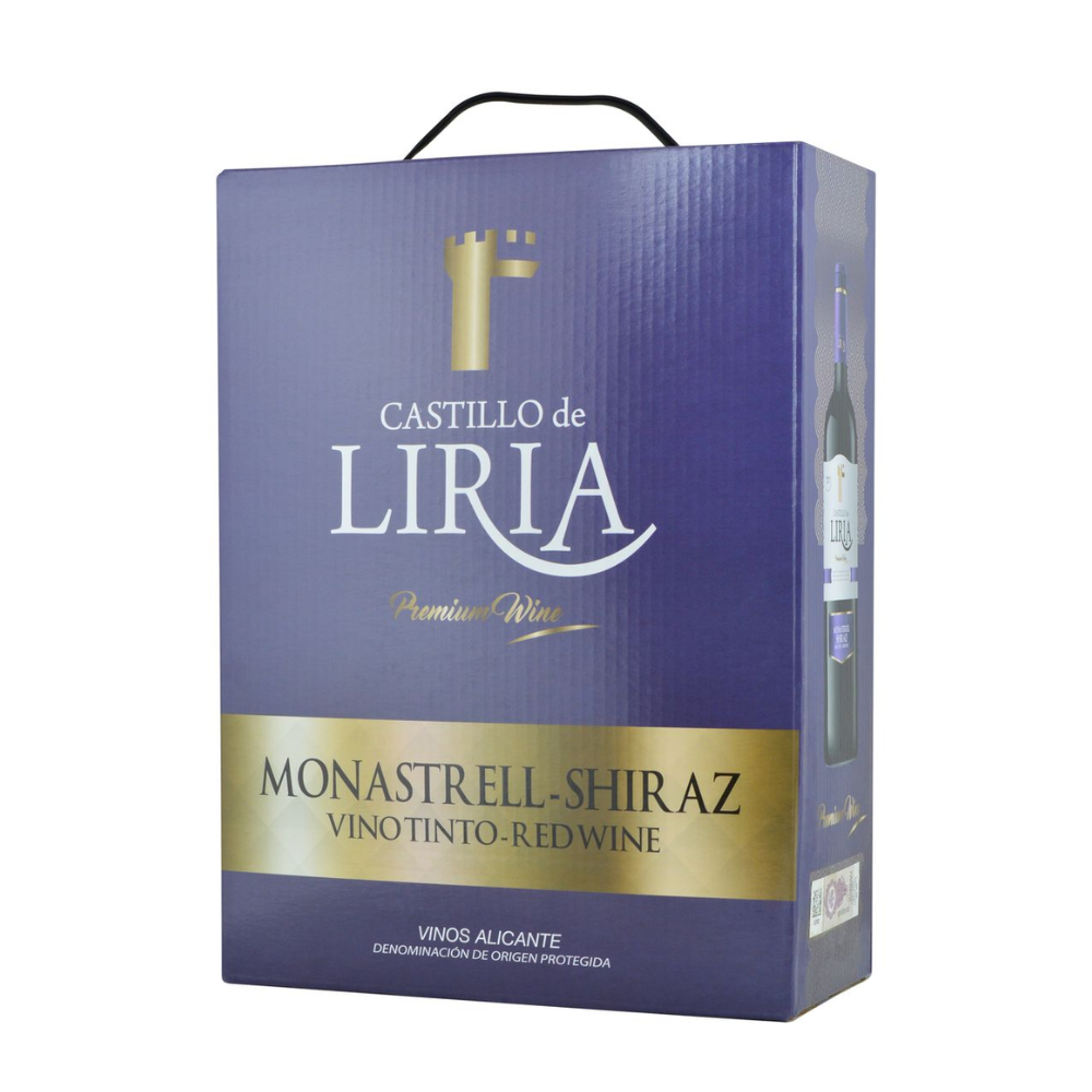 Wino Castillo de Liria Tinto DOP Valencia BiB 11,5% czerwone wytrawne 3000 ml