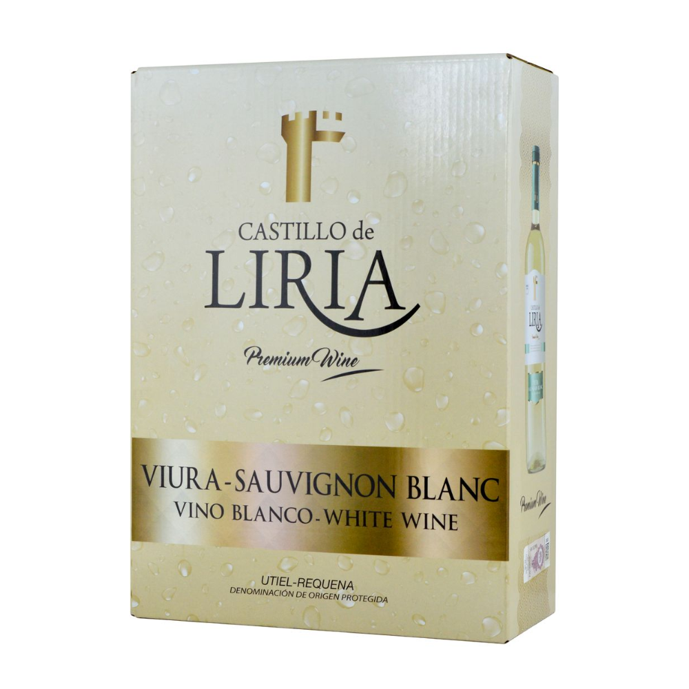 Wino Castillo de Liria Blanco DOP Utiel-Requena BiB 11,5% białe wytrawne 3000 ml