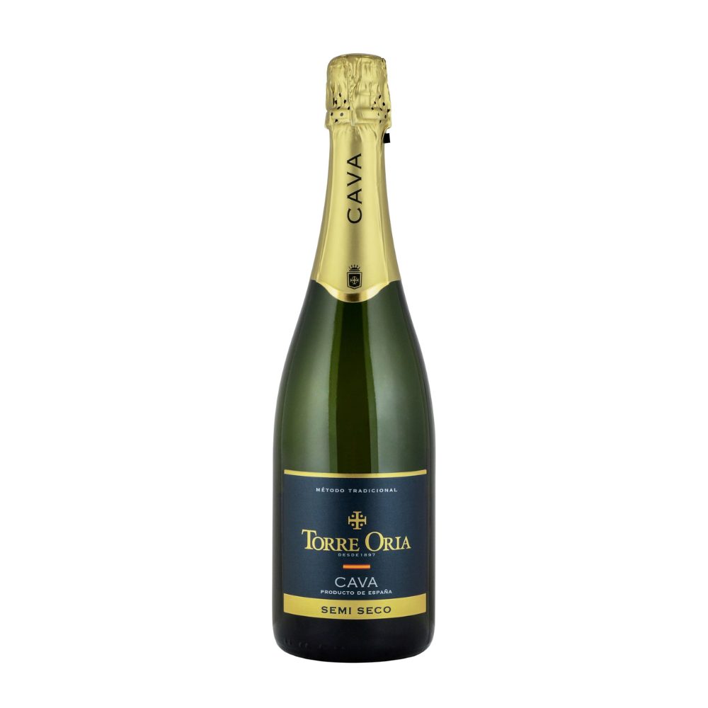 Wino musujące Cava Torre Oria Semi Seco 11,5% białe półwytrawne 750 ml