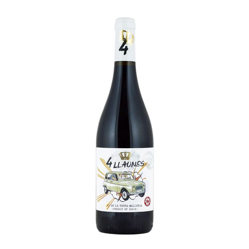 Wino 4 Llaunes Red (Negre) VdlT Mallorca 14% czerwone wytrawne 750 ml