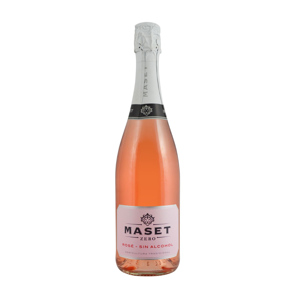 Wino musujące Maset Zero Rose Sin Alcohol 0% różowe półsłodkie 750 ml