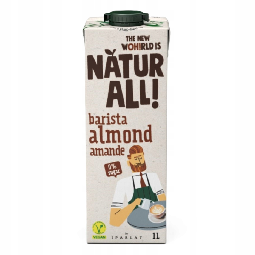 Napój Owsiany Roślinny Barista Natur All Migdałowe 1000 ml