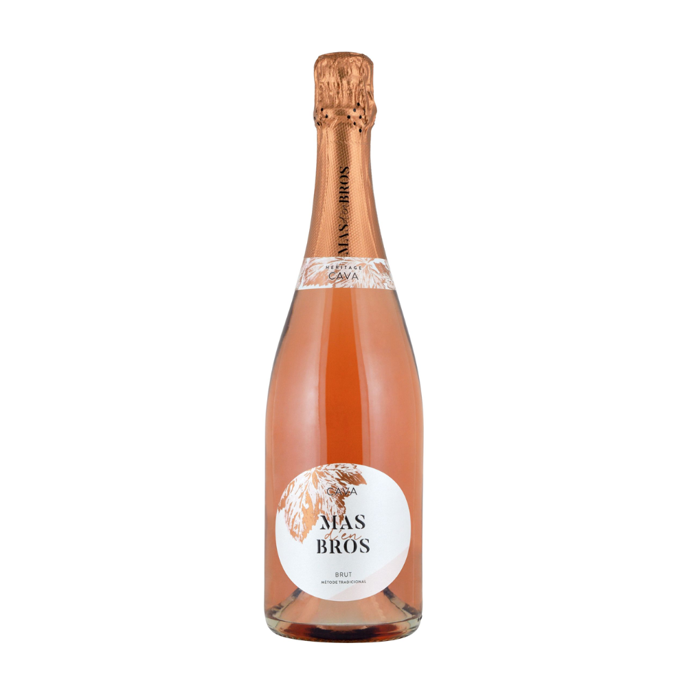 Wino musujące Mas d'en Bros Rose Brut Cava 11,5% różowe wytrawne 750 ml