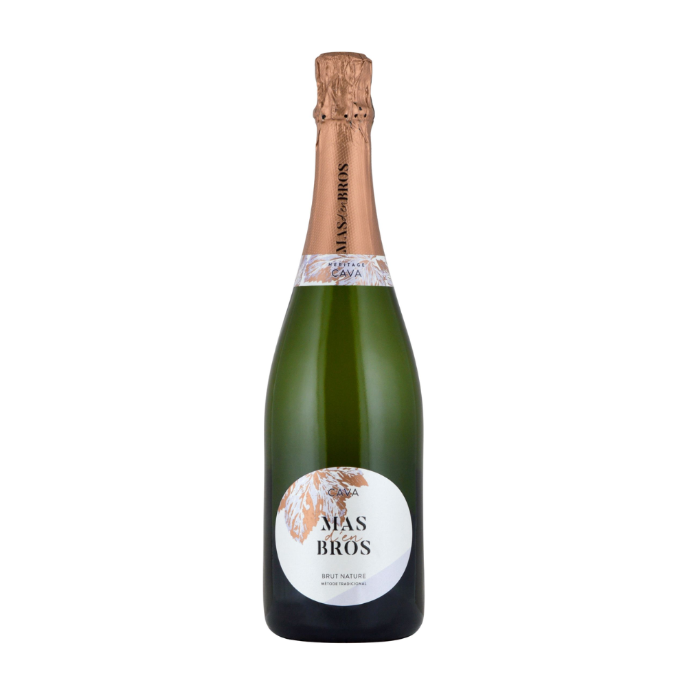 Wino musujące Mas d’en Bros Brut Nature Cava 11,5% białe wytrawne 750 ml