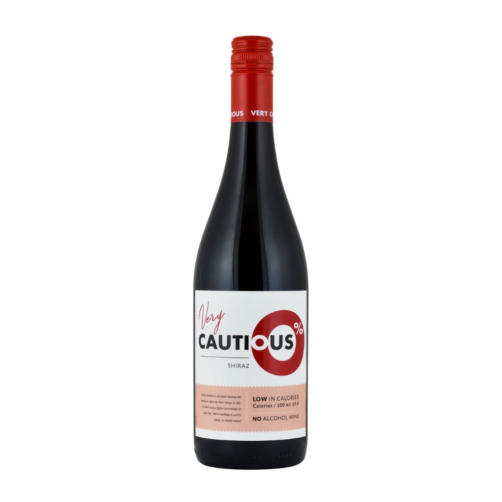 Wino The Very Cautious One Shiraz 0% czerwone wytrawne 750 ml