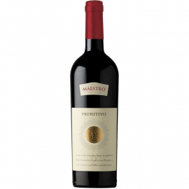 Wino Primitivo Maestro Puglia 13,5% czerwone wytrawne 750 ml