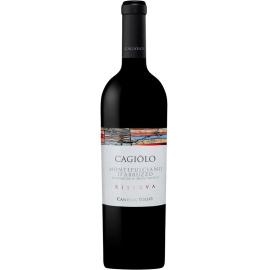 Wino CAGIOLO Montepulciano DAbruzzo D.O.C. wytrawne czerwone 14 % 750 ml