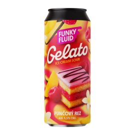 Piwo Funky Fluid Gelato Puncovy Rez Ice Cream Sour 5,5% 500 ml puszka DRS
