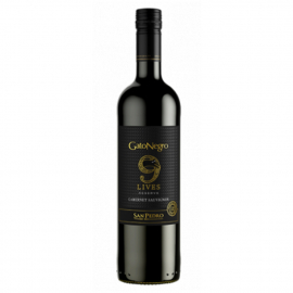 Wino Gato Negro 9 Lives Cabernet Sauvignon 13,5% czerwone wytrawne 750 ml
