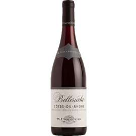 Wino Belleruche Rouge Michel Chapoutier Cotes Du Rhone czerwone wytrawne 14 % 750 ml