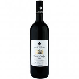 Wino Chateau Grand Francais Bordeaux Supérieur AOC Cuvée Cuvée Héritage czerwone wytrawne 13,5 % 750 ml